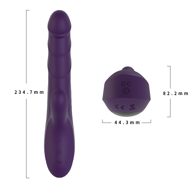 Støtende klitorisstimulerende vibratordildoer for kvinner